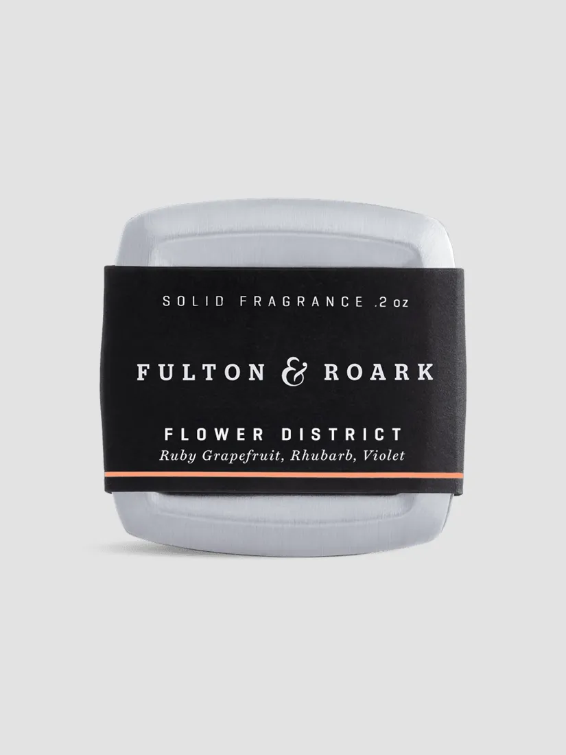 Fulton & Roark Flower District Solid Fragrance