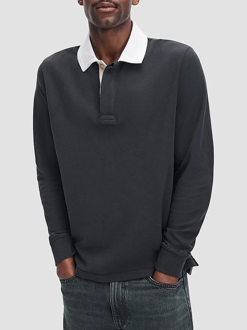 Rag & Bone Classic Solid Rugby Shirt