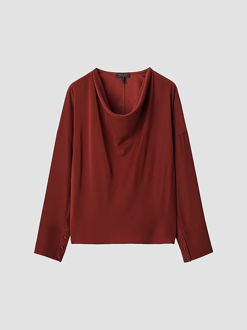 Rag & Bone Vinnie Silk Blouse