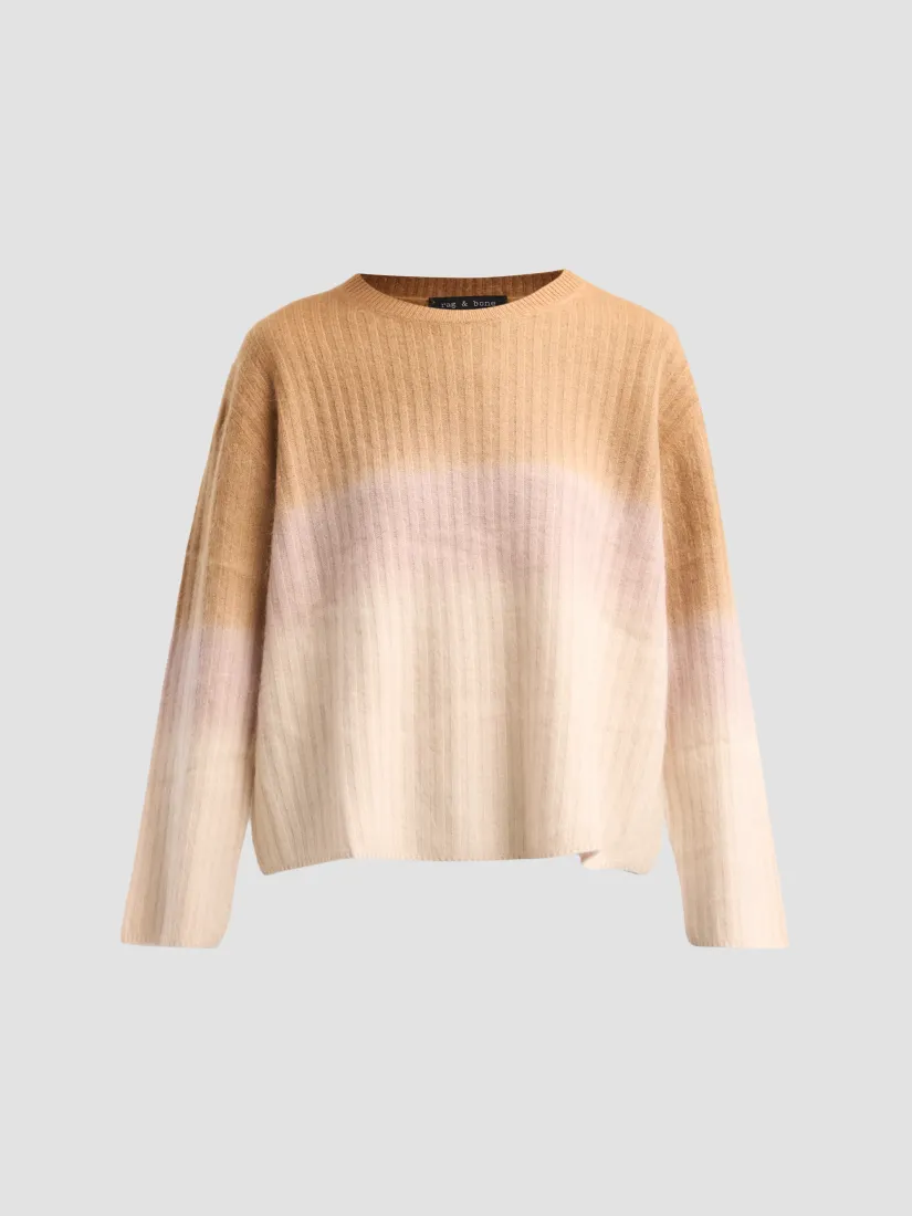 Rag & Bone Jane Brushed Gradient Wool-Cashmere Sweater