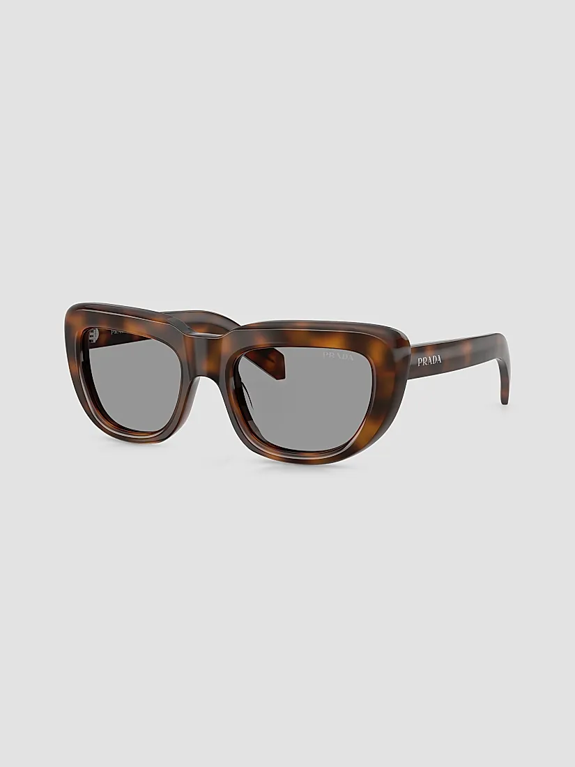 Prada 53MM Rectangular Sunglasses