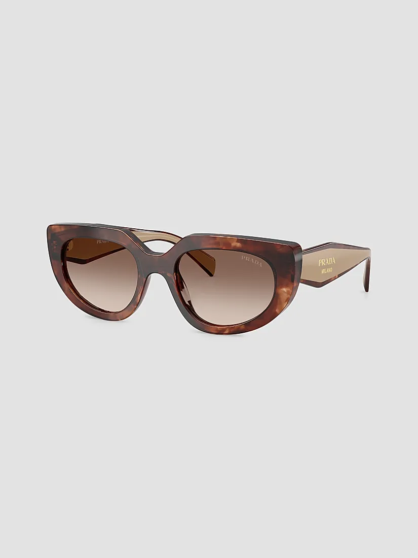 Prada 53MM Oval Sunglasses