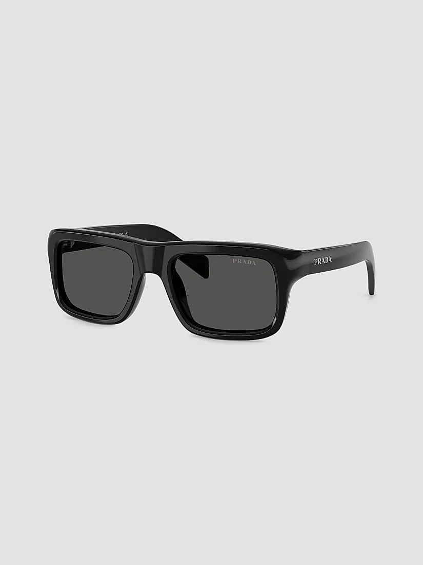 Prada 56MM Rectangular Sunglasses
