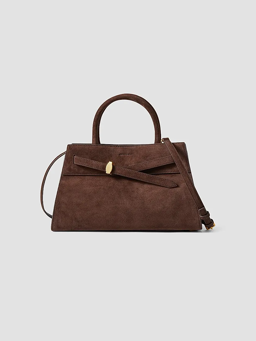 Veronica Beard Dash Suede Top Handle Bag