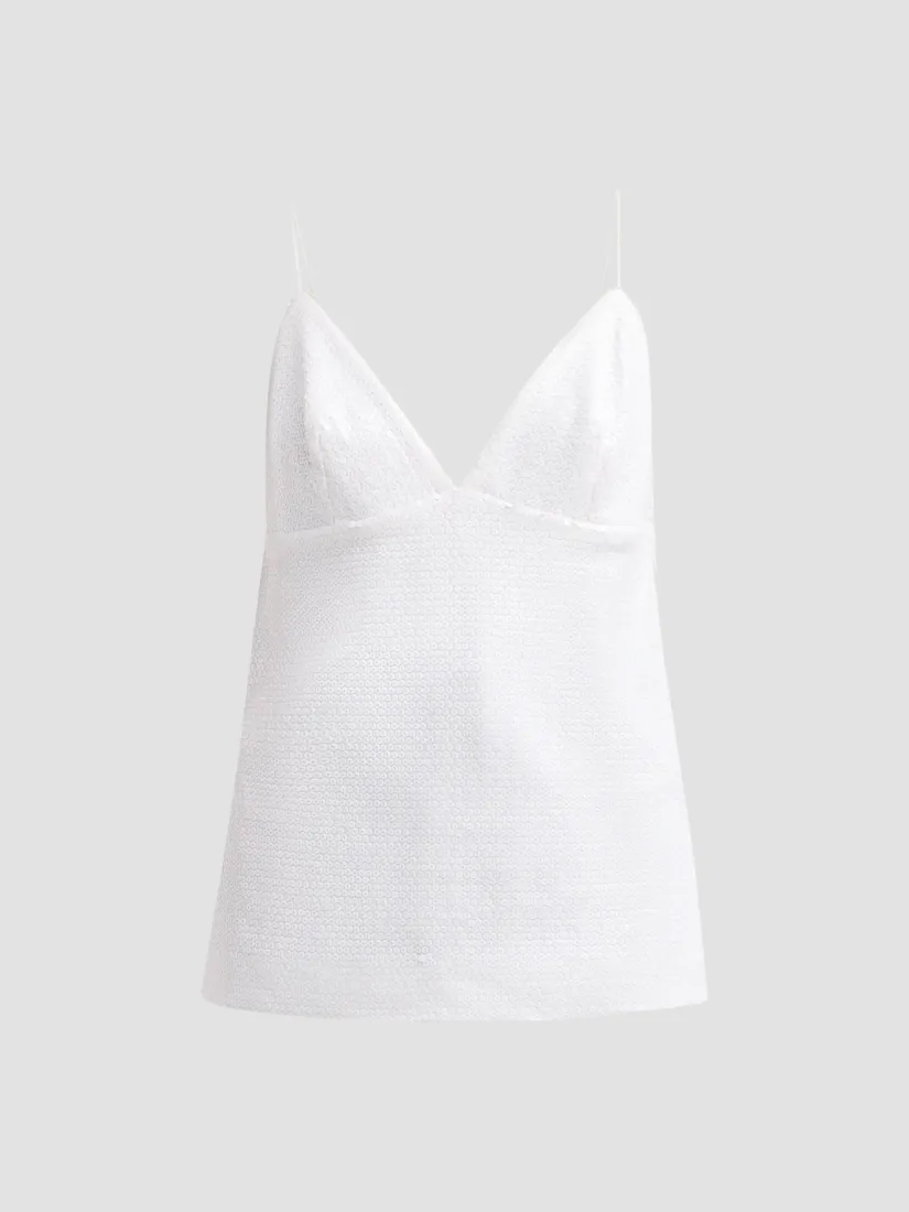 Alberta Ferretti Sequin Jersey Top