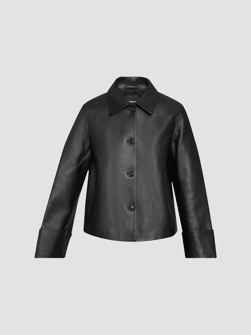 Theory Boxy Fit Cuff Jacket