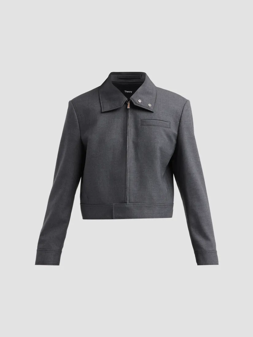 Theory Harrington Crop Jacket
