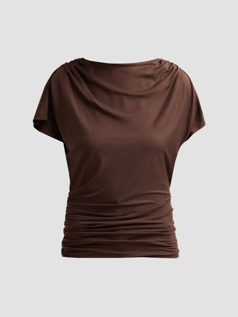 Veronica Beard Lila Draped Top