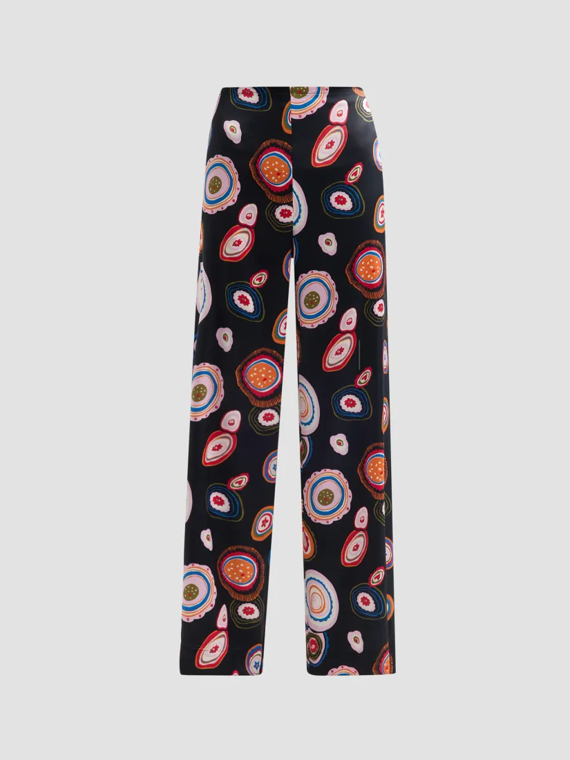 Staud Stroll Stretch-Silk Pants