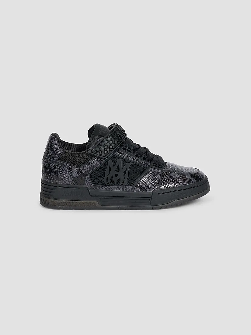 Amiri Printed Python Skel Low-Top Sneakers