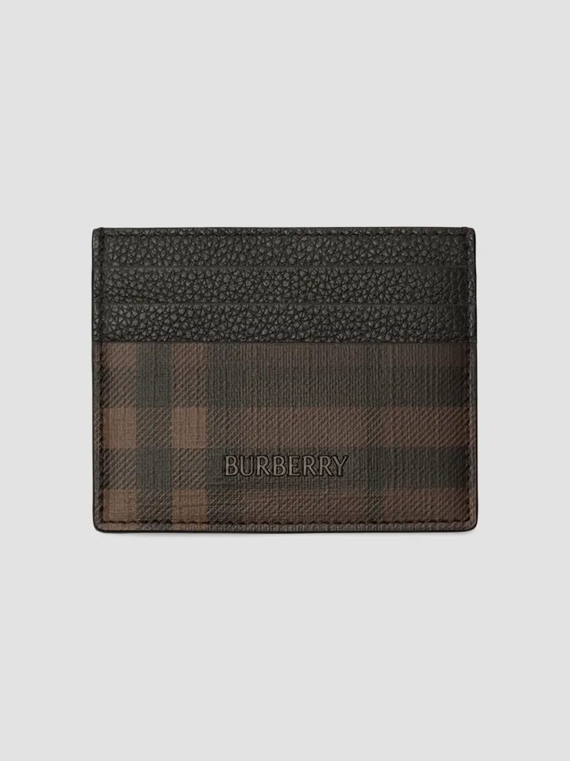 Burberry Checked Card Case