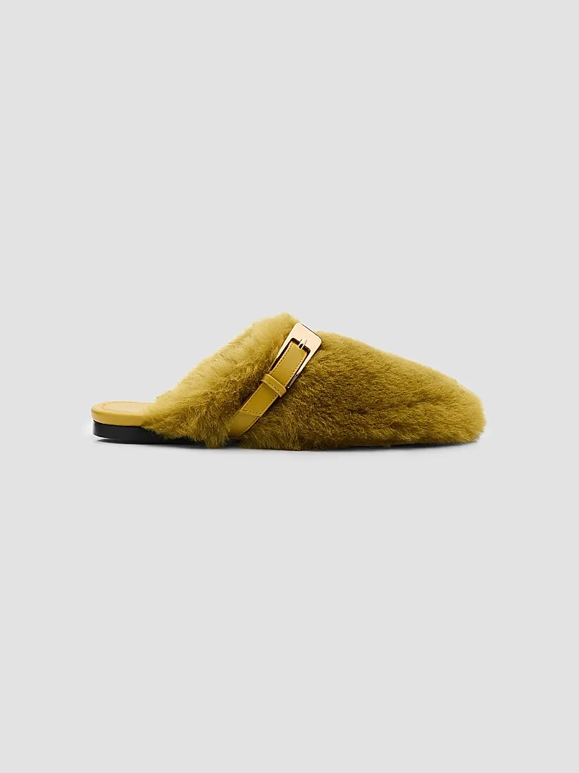 Stuart Weitzman Roxanne Shearling Mules
