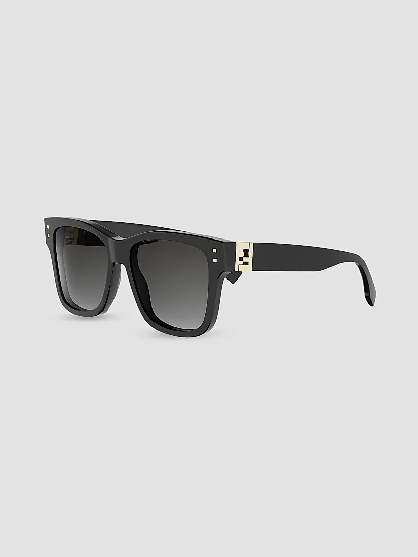Fendi Fold 55MM Square Sunglasses