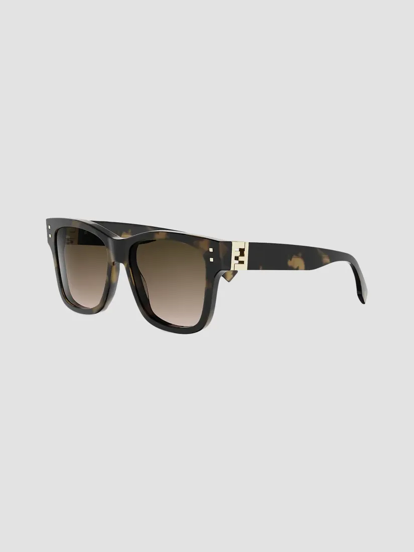 Fendi Fold 55MM Square Sunglasses