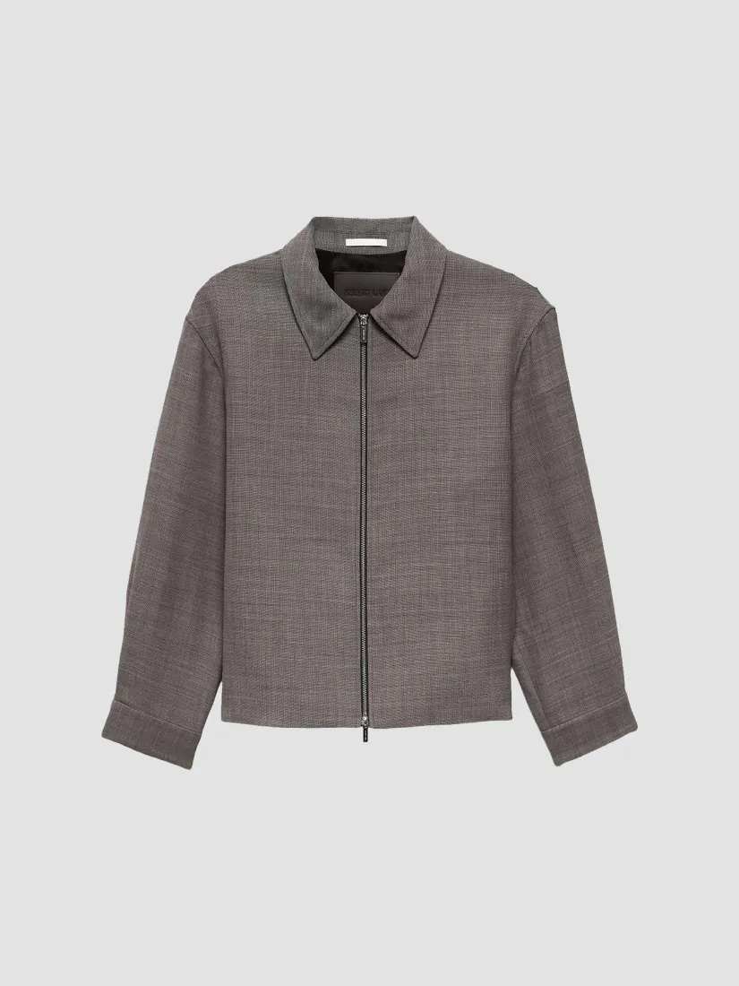 Helmut Lang Wool-Blend Shirt Jacket