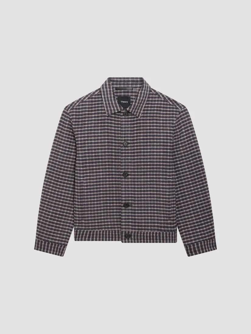 Theory Check Double-Face Jacket