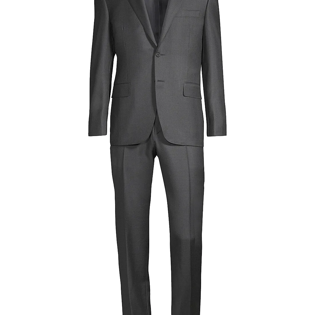Canali Regular Fit Solid Two-Piece Suit
