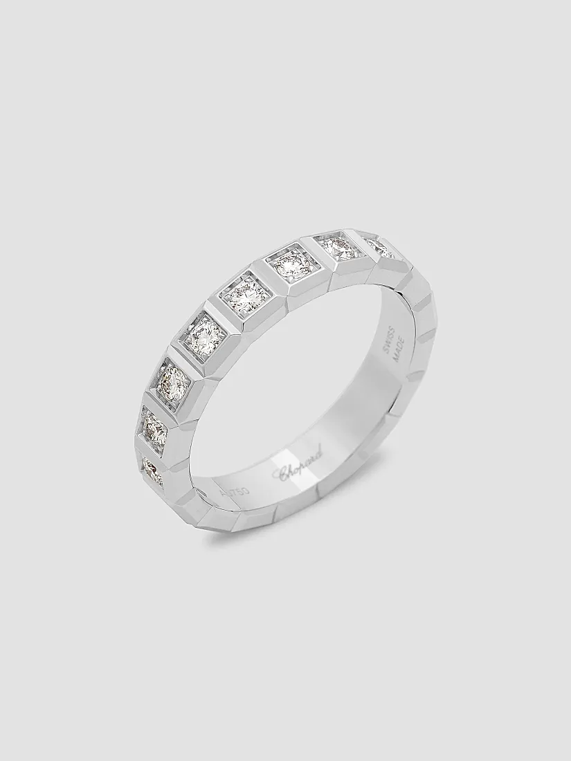 Chopard Ice Cube 18K White Gold & Diamond Ring