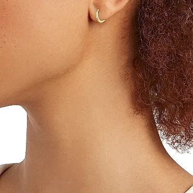 goldensheep　 Saks Fifth Avenue 14K Yellow Gold Chain Drop Earrings