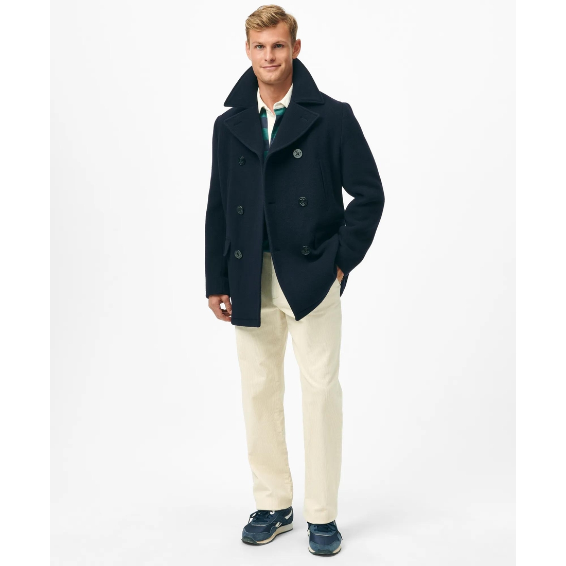 Brooks Brothers Wool Peacoat