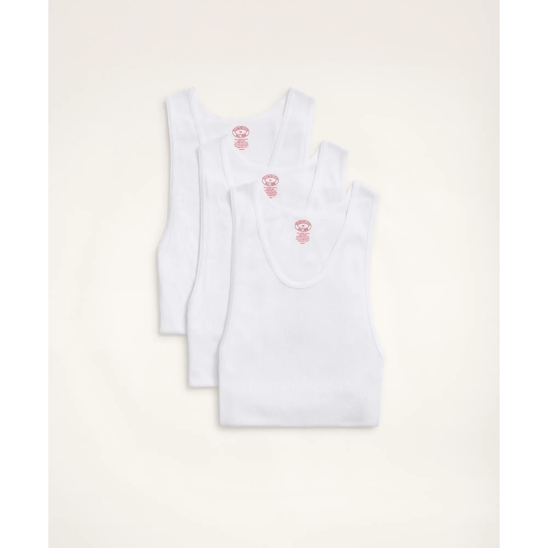 Brooks Brothers Supima Cotton Athletic Undershirt-3 Pack