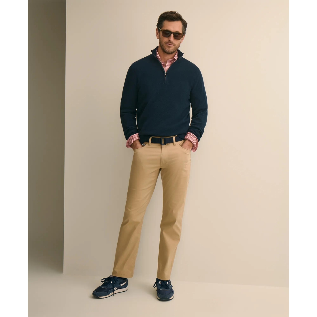 brooks brothers dress pants fit guide The Black Tux Brown Suit Pants-Slim In Beige/Brown | Size: 28/32 main image 1