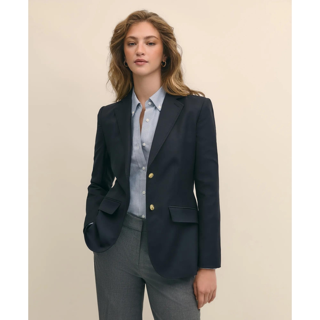 Brooks Brothers Wool Two-Button Blazer