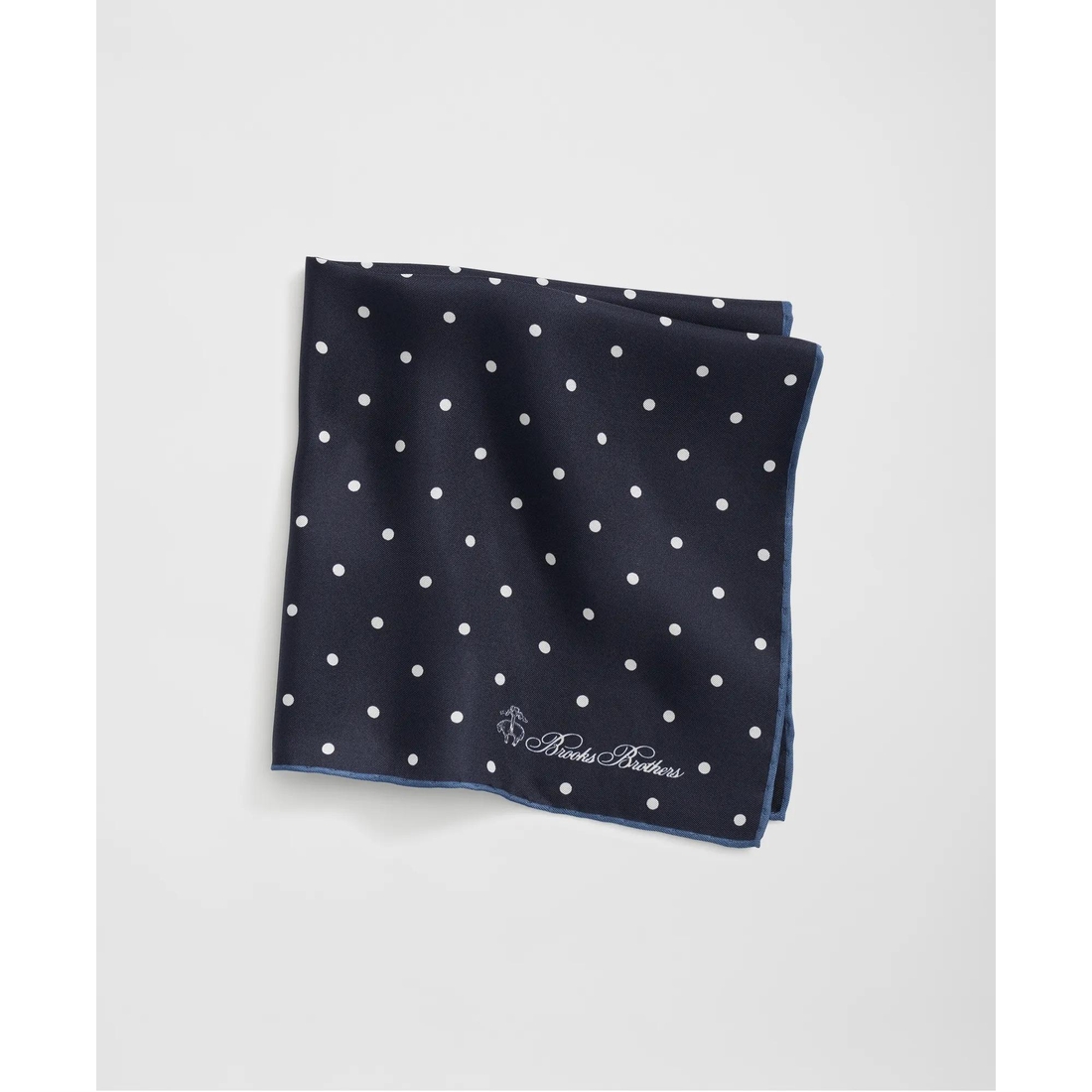 Brooks Brothers Small Dot Silk Pocket Square