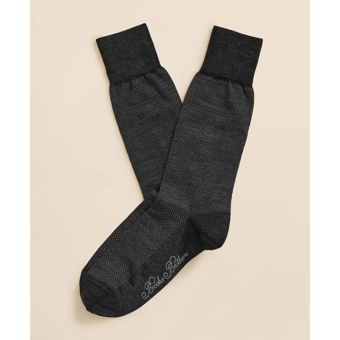 Brooks Brothers Merino-Wool-Blend Mini Dot Socks