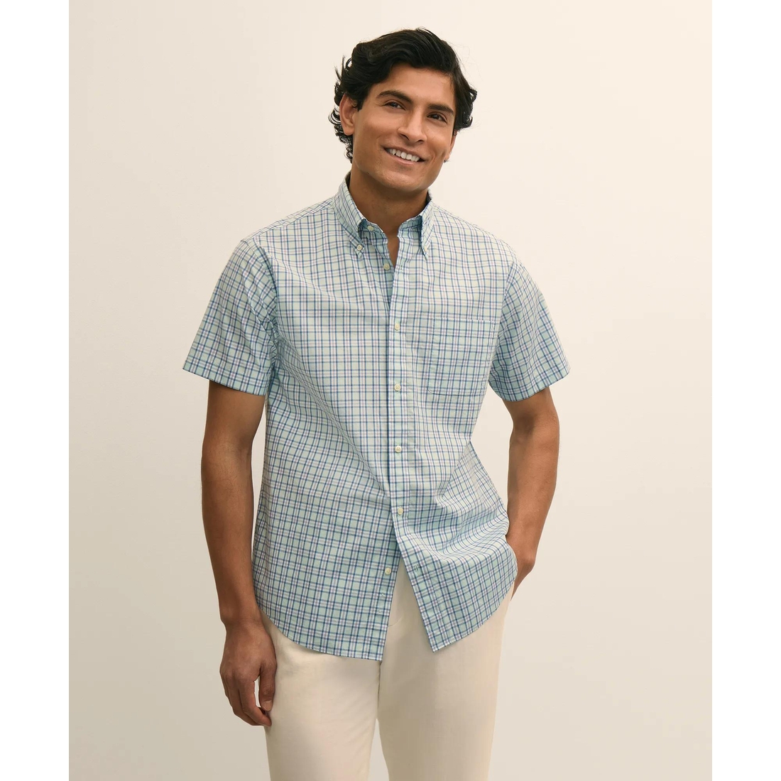 brooks brothers men's short sleeve dress shirts Short Sleeve Dress Shirts for Men