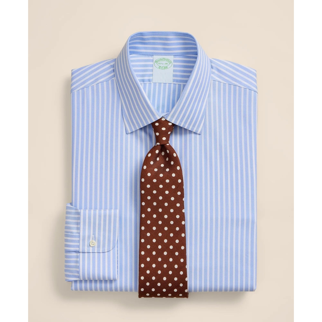 brooks brothers dress shirts Custom Brooks Brothers® Wrinkle-Free Stretch Patterned Shirt (Q509722) - Dress  Shirts with Logo main image 1