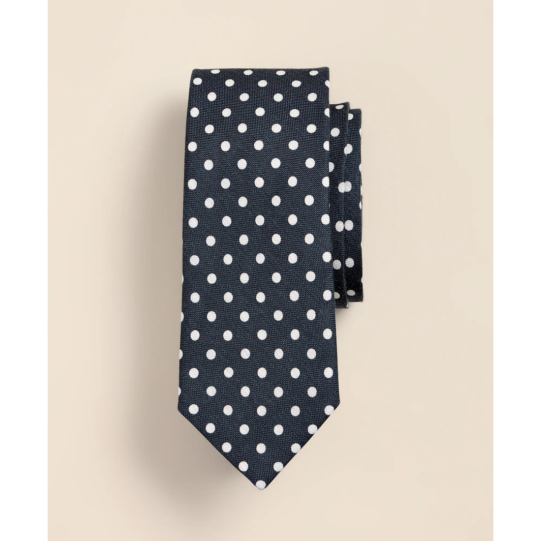Brooks Brothers Linen-Silk Dot Tie