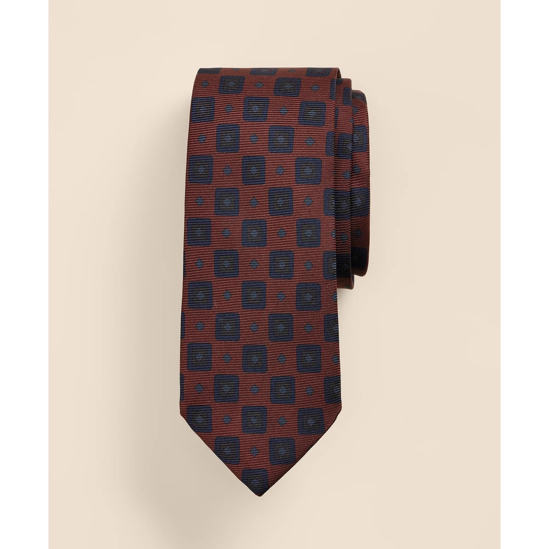 Brooks Brothers Silk Geometric Tie