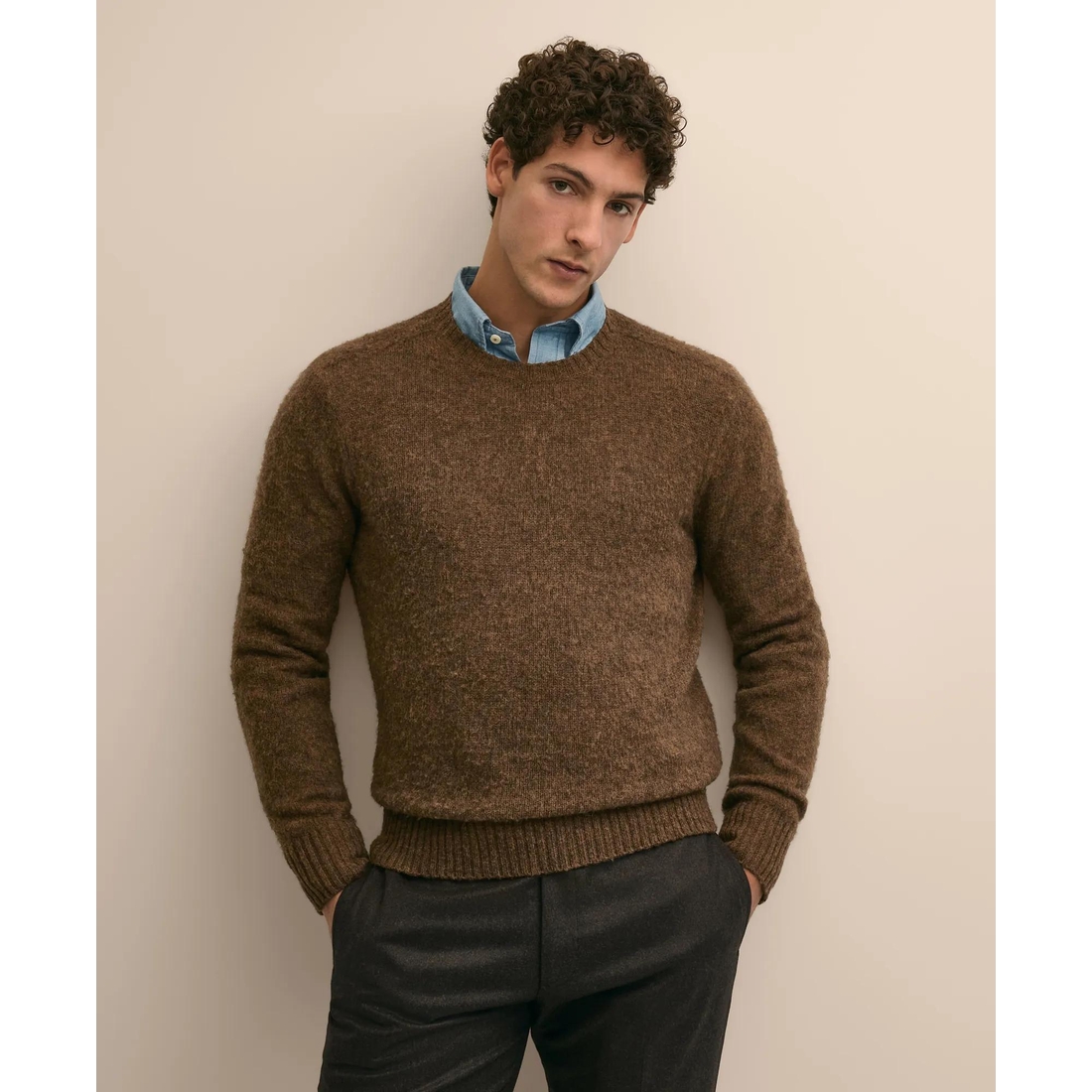 Brooks Brothers Brushed Wool Sweater