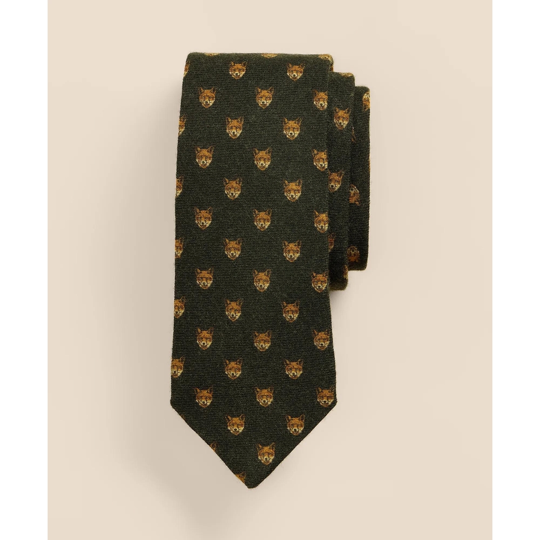 Brooks Brothers Wool Fox Tie