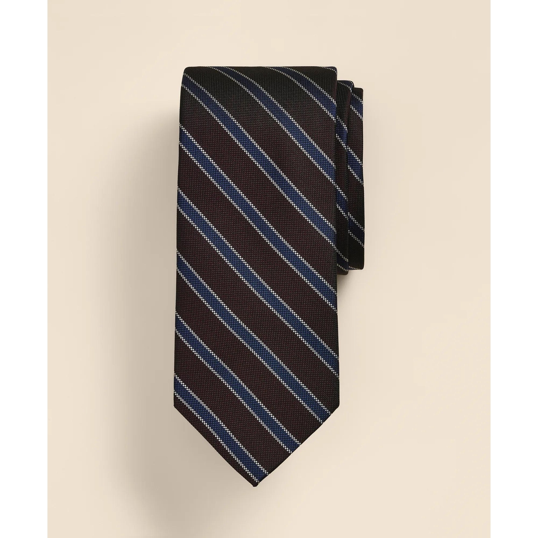 Brooks Brothers Oxford Framed Stripe Tie