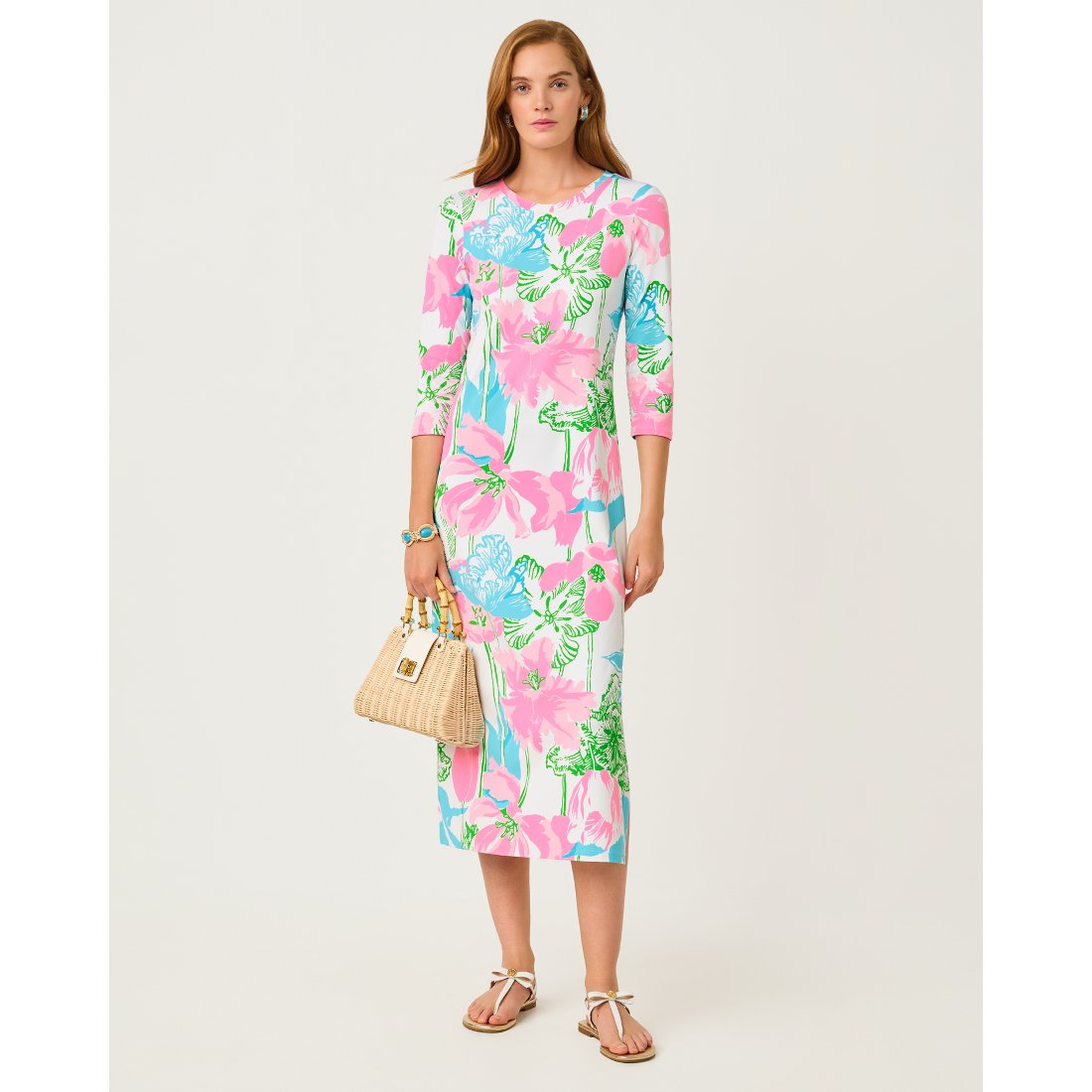 chinese dress ladies Nyla Maxi Dress - Low Tide Navy Juicy Story Engineered – Ocean Palm main image 1
