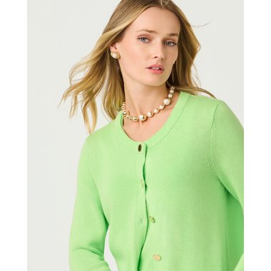 Cardigan Lilly Pulitzer Jubilee Taille S – Rose, Coton, Boutons, Détails Appliqués