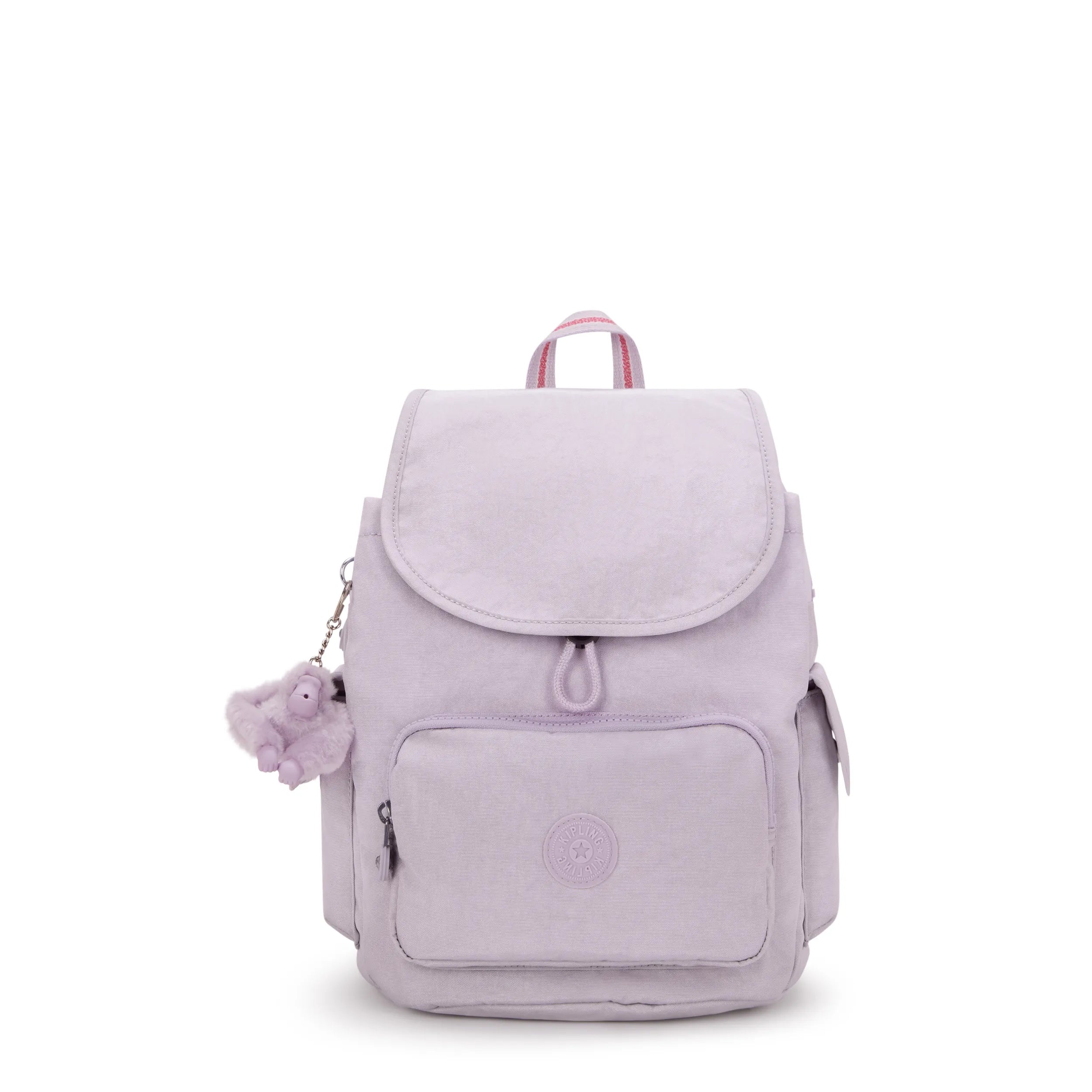 backpack kipling city pack mini Red Rouge Exterior: Nylon / Interior: Recycled Polyester This mini backpack combines functionality and style Metallic City Pack Mini Kipling